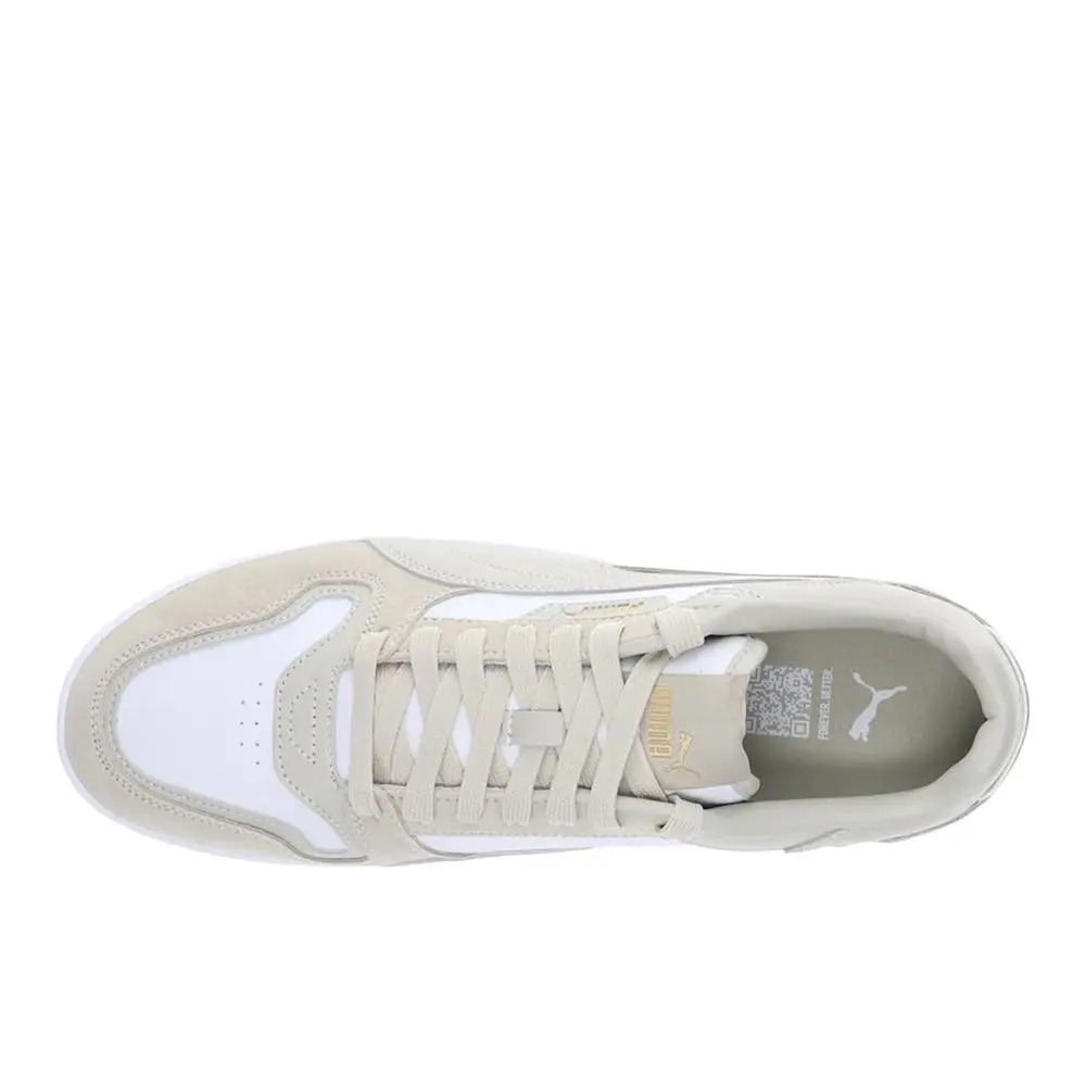Puma shoes - PUMA Court Classic Street Sd Lace Up - 40021503 - Beige, White 8