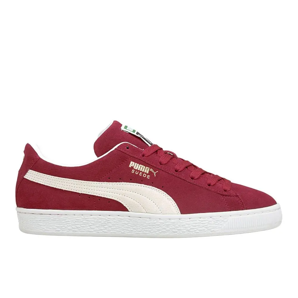 Puma Suede Classic Xxi Lace Up Mens Red Sneakers Casual Shoes 37491506