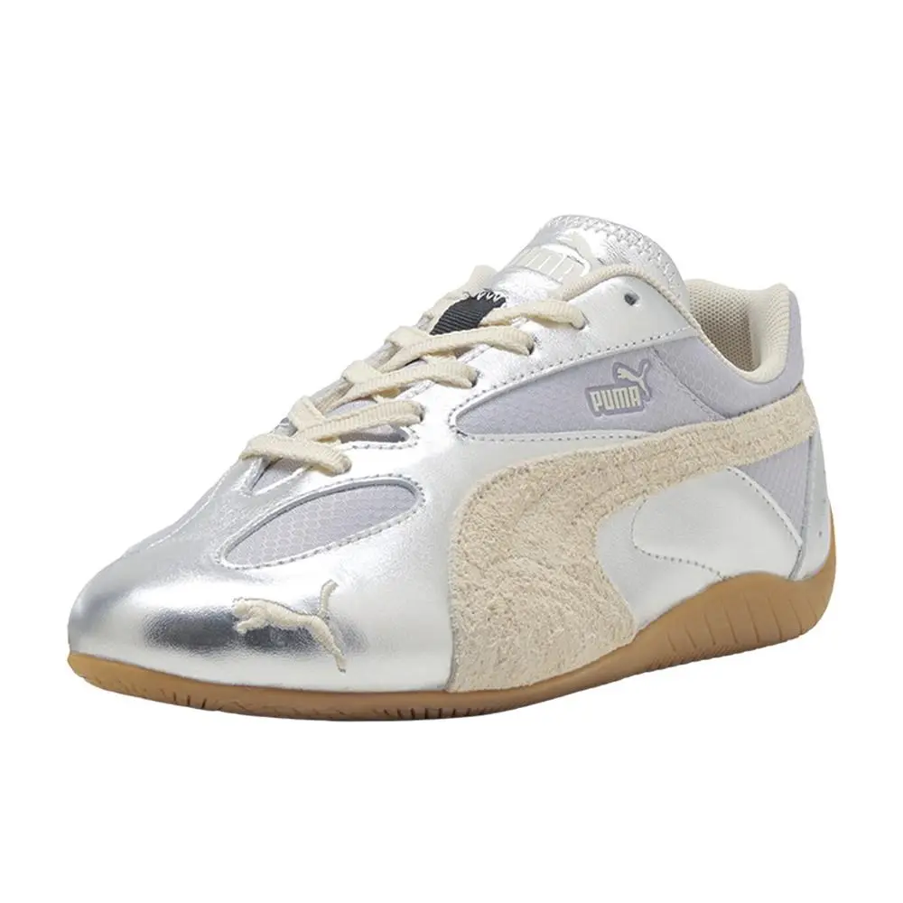 Puma shoes - PUMA Speedcat Lou Metallic Sneaker - 40550101 - Silver 8