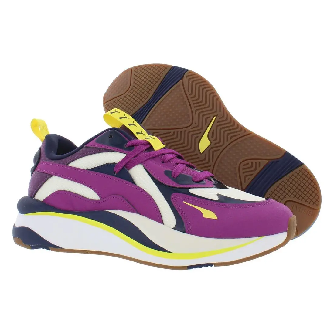 Puma shoes - Byzantium/Marshmallow, Main: Purple 4