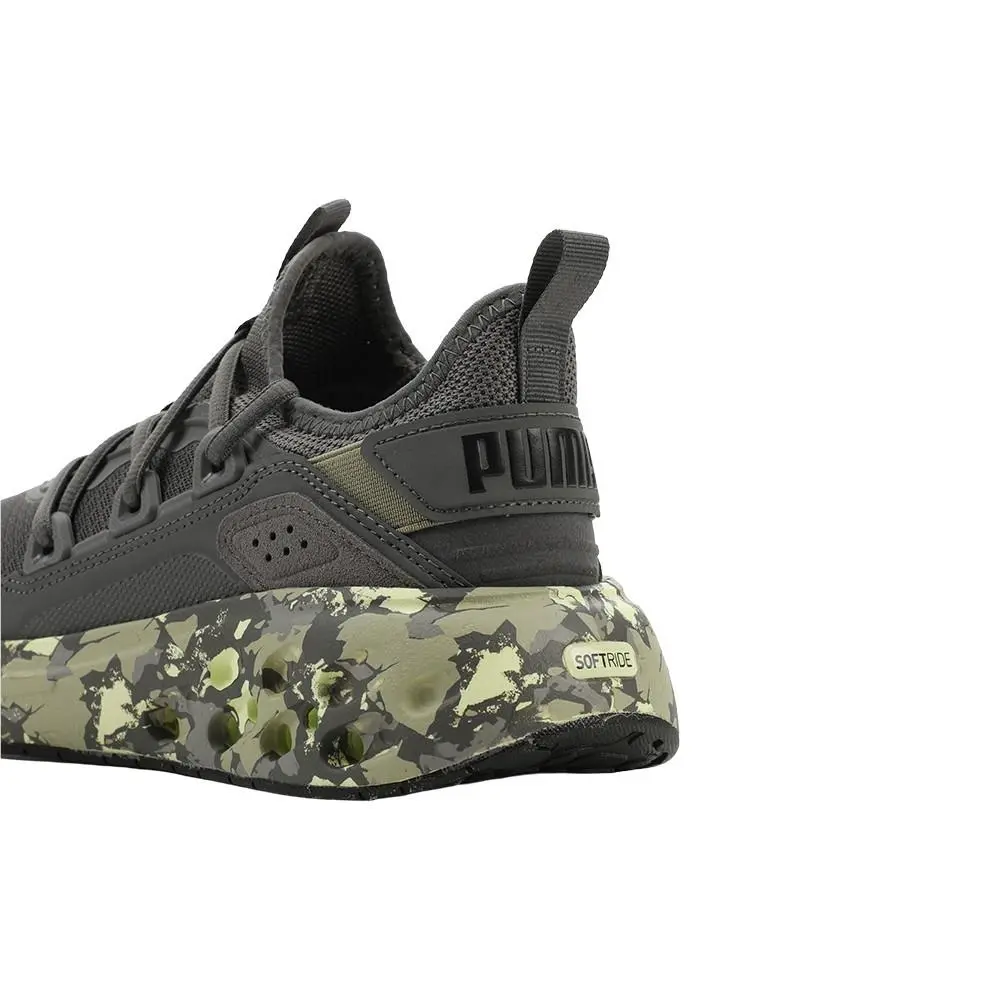 Puma shoes - PUMA Softride Frequence Street Camo Lace Up  Youth - 31392101 - Green 13