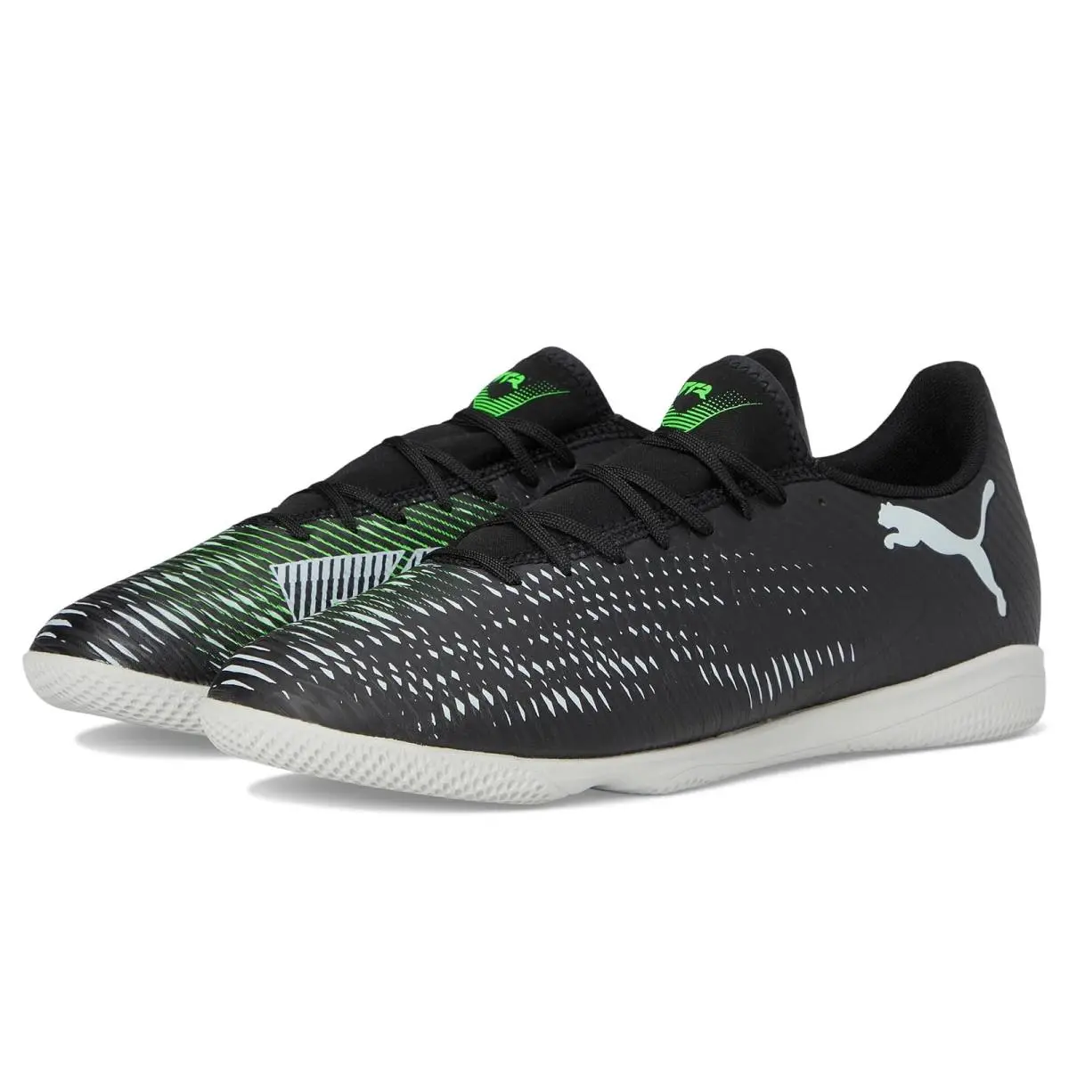 Puma shoes - Puma Black-Cool Light Gray-Fluo Green 6