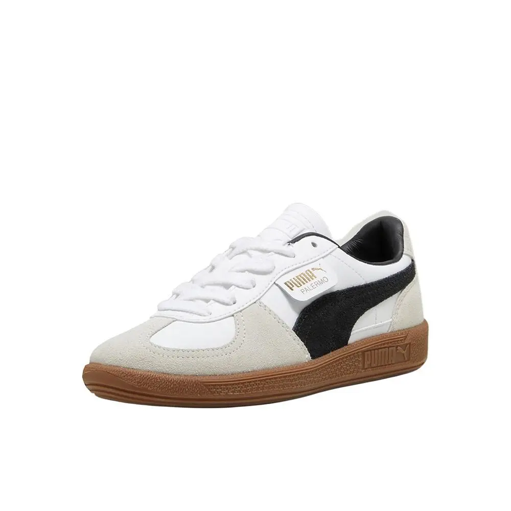 Puma shoes - PUMA Palermo Leather Lace Up  Youth - 39727501 - White 0