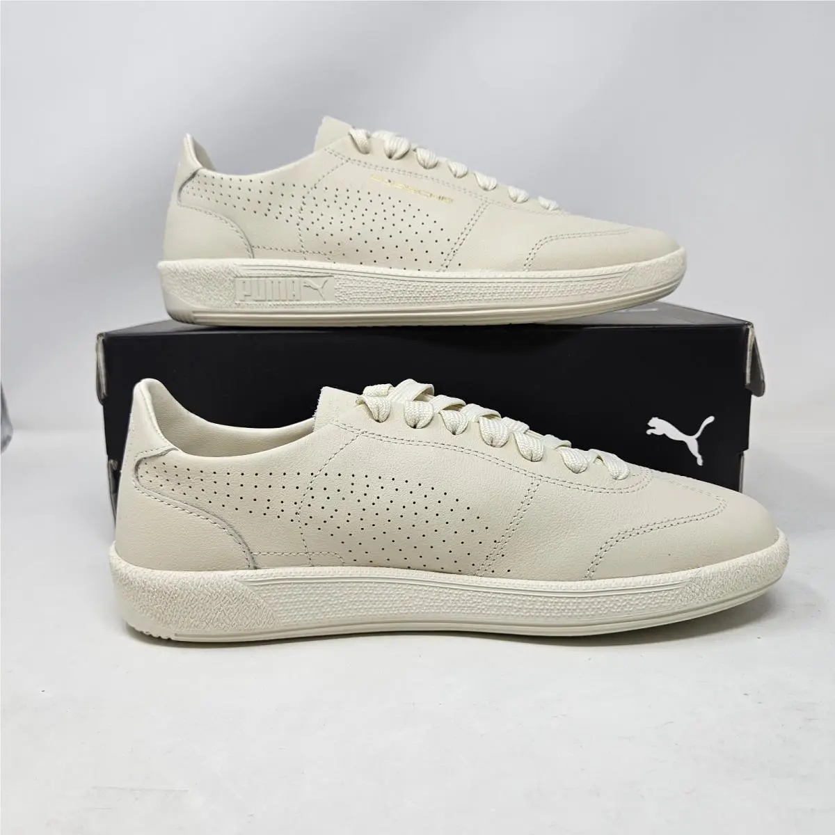 Puma shoes - PUMA Porsche Legacy Palermo - Porsche Legacy Palermo - 309089-02 - Alpine Snow - Beige 0
