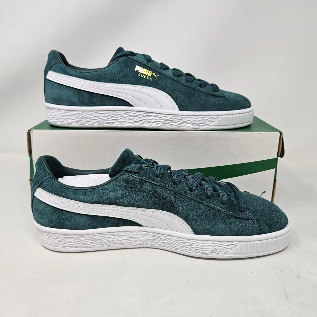 Puma shoes - PUMA Suede Classic Lace Up - 399781-15 - Dark Myrtle - Puma White 0