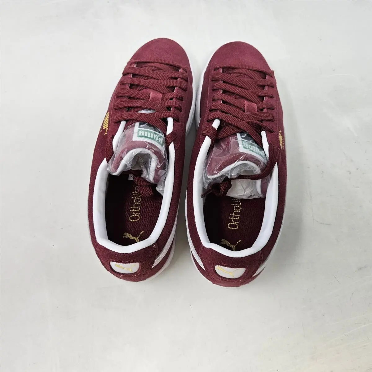 Puma shoes - PUMA Suede Classic Lace Up - 399781-05 - Team Regal Red - White 4