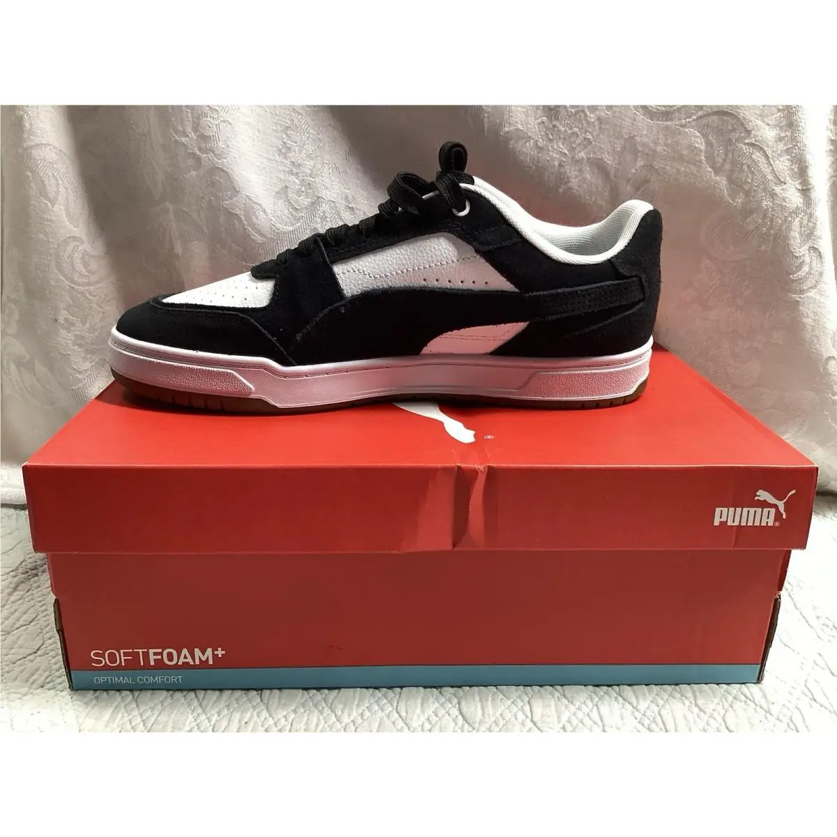 Puma shoes - 404491 01 - 404490 03 - Puma Blk Puma Silvr White (UPC: 0198556568164) 1