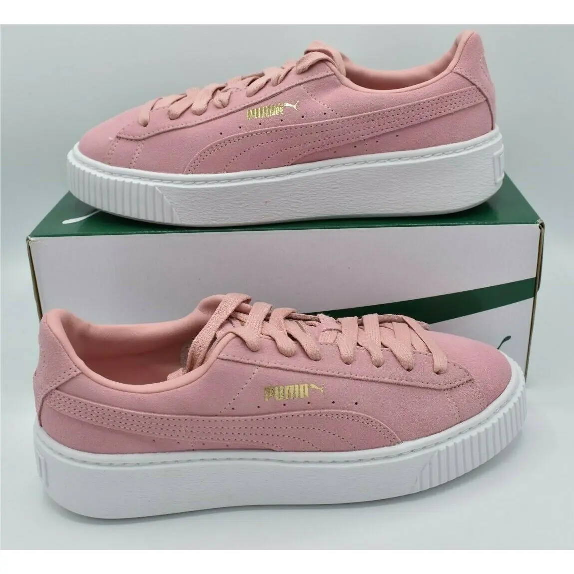 Puma shoes - PUMA Suede Platform - Suede Platform - Pink Gold (UPC: 192341824985) 1