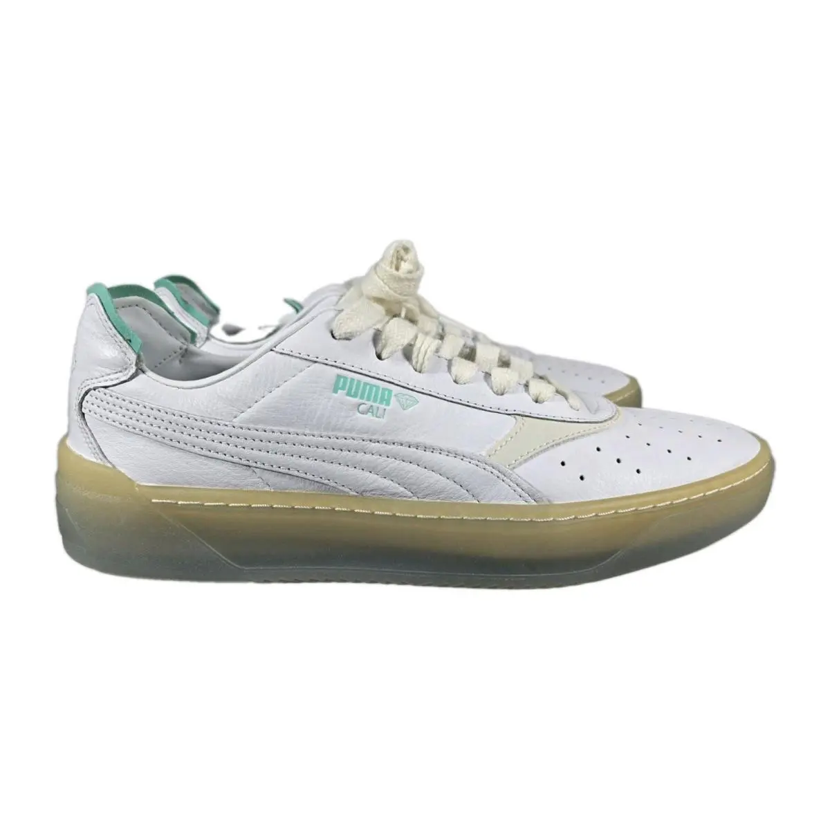 Puma Cali-0 Diamond Supply White Mint Men`s Sneakers US 11.5 Diamond Logo