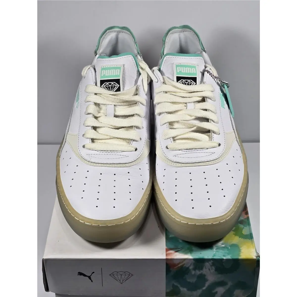 Puma shoes - Cali-0 Diamond Supply - Diamond Supply - 369399 01 - White, Mint 2