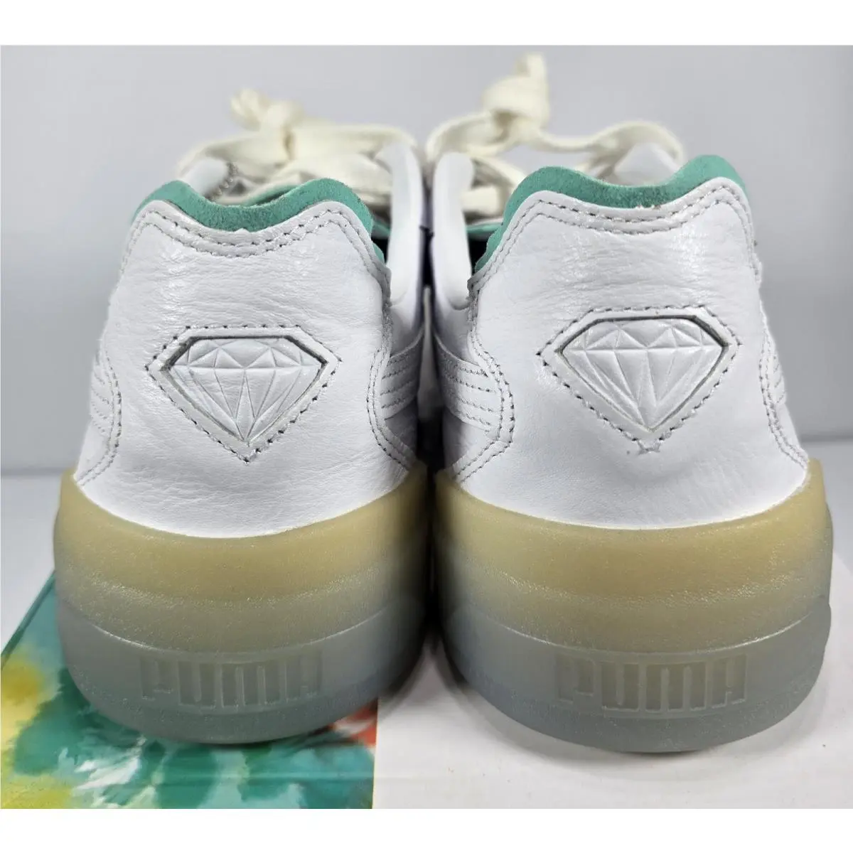 Puma shoes - Cali-0 Diamond Supply - Diamond Supply - 369399 01 - White, Mint 3