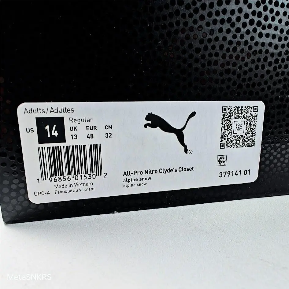 Puma shoes - PUMA All-Pro Nitro - Nitro - 379141-01 - Alpine Snow 0