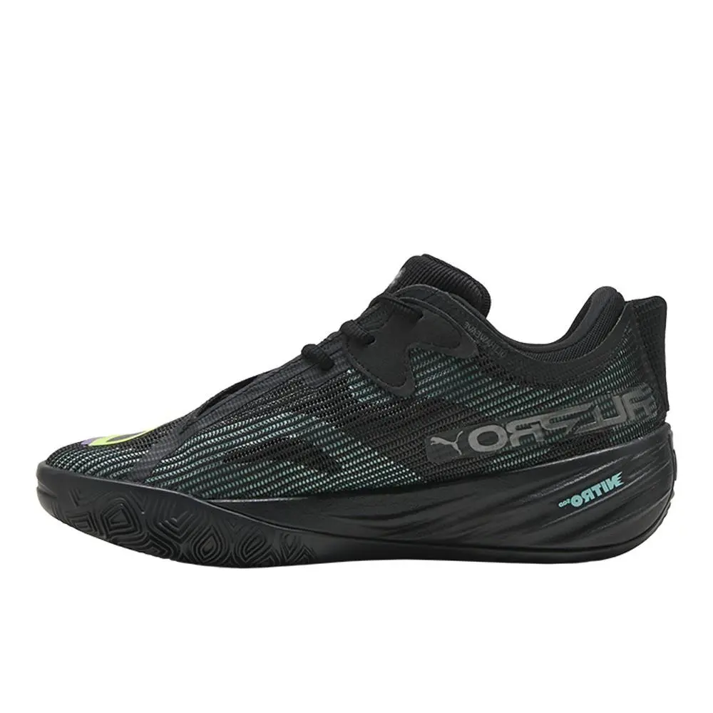 Puma shoes - PUMA AllPro Nitro 2 Core Basketball Shoe - 31405602 - Black (UPC: 199261730303) 1