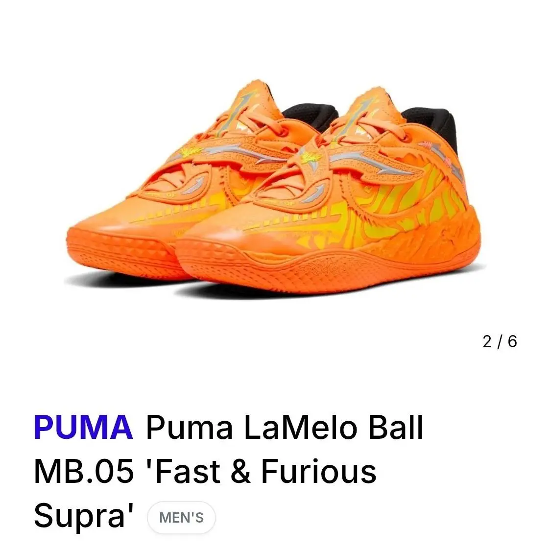 Puma shoes - PUMA MB 01 - 312796-01 - Orange 0
