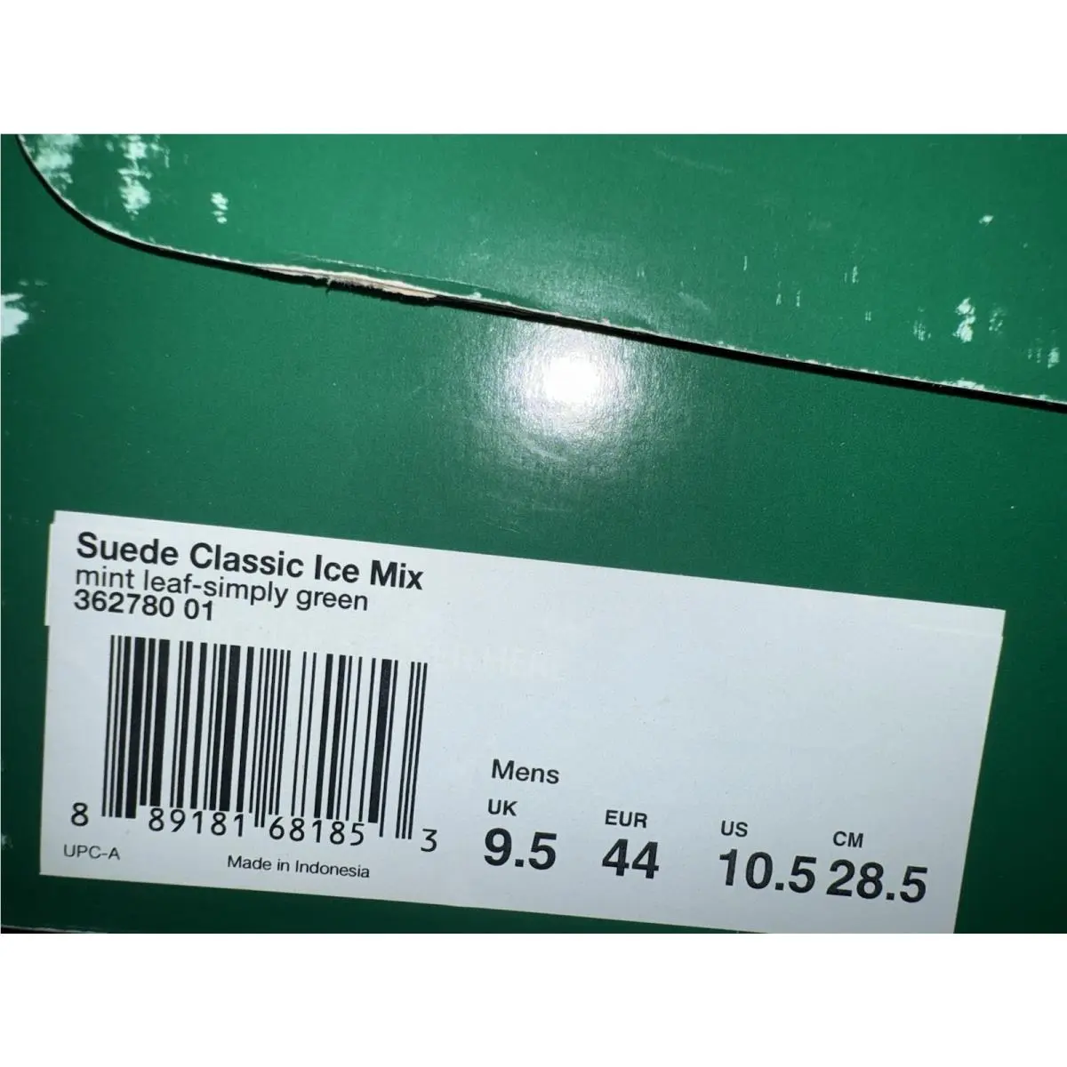 Puma shoes - PUMA Suede - Suede - 362780-01 - Green 3