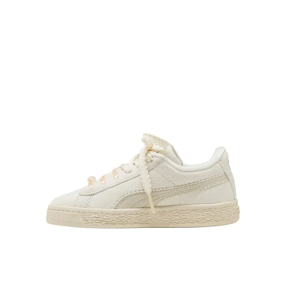 Puma shoes - PUMA Suede Bloom Sneaker Toddler - 40902801 - White (UPC: 199260894358) 1