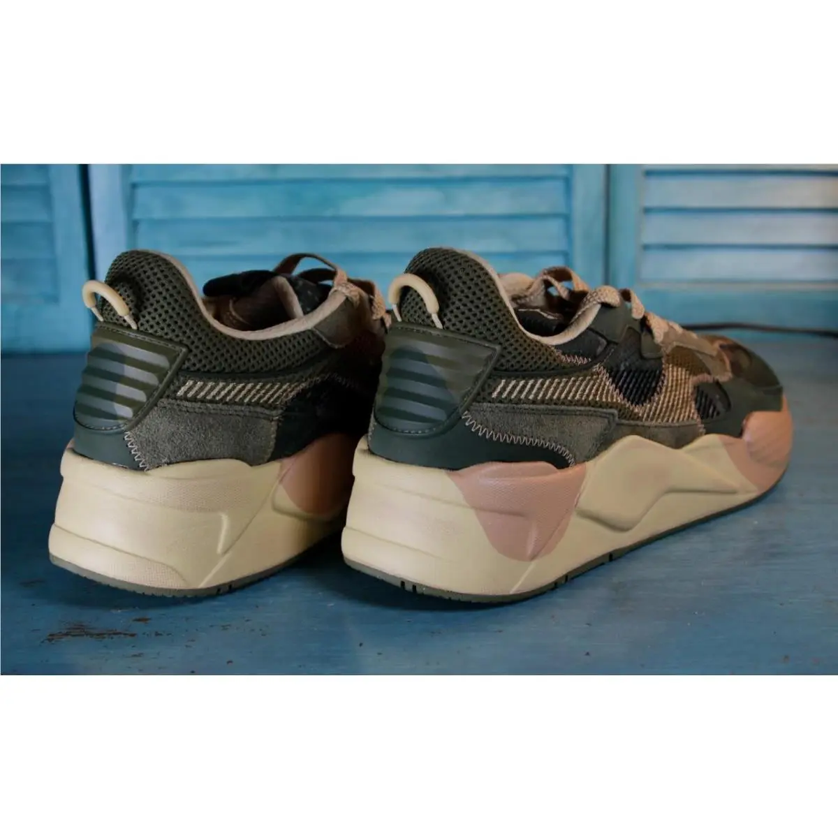 Puma shoes - RS-X Rain Map Camo - Rain Map Camo - 40209401 - Green 12
