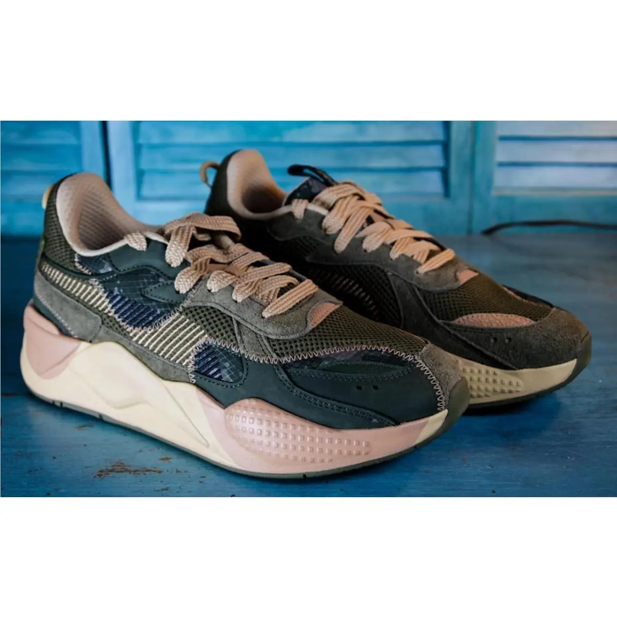 Puma shoes - RS-X Rain Map Camo - Rain Map Camo - 40209401 - Green 14