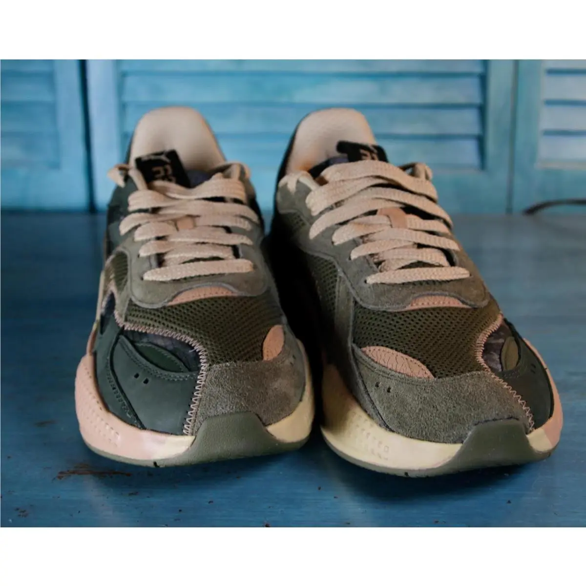 Puma shoes - RS-X Rain Map Camo - Rain Map Camo - 40209401 - Green 2