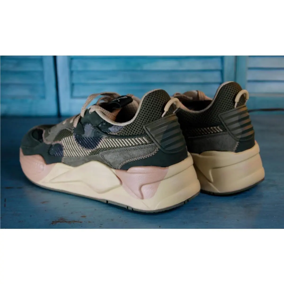 Puma shoes - RS-X Rain Map Camo - Rain Map Camo - 40209401 - Green 5