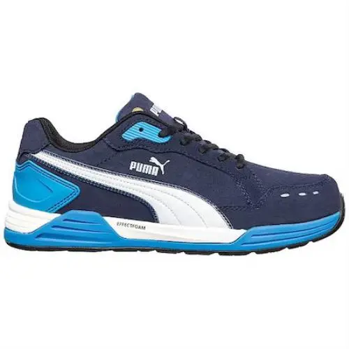 Puma Safety Shoes 644625-11M Men`s 3 In Composite Toe Athletic Shoe Blue 11