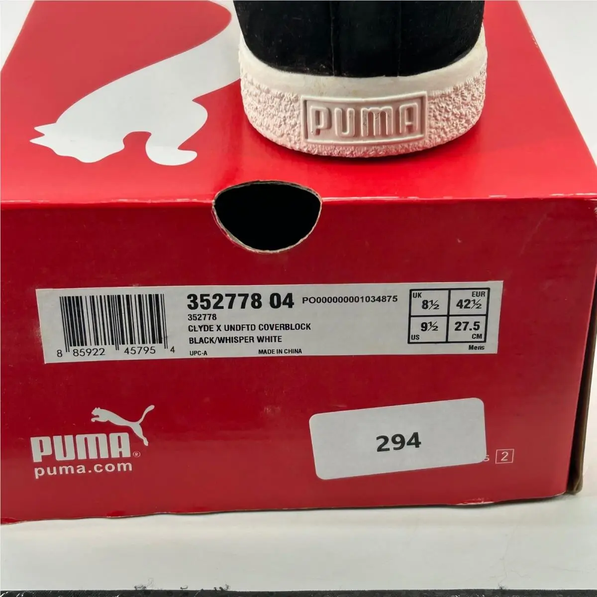 Puma shoes - Clyde X UNDFTD Coverblock - Clyde UNDFTD Coverblock - Black 1