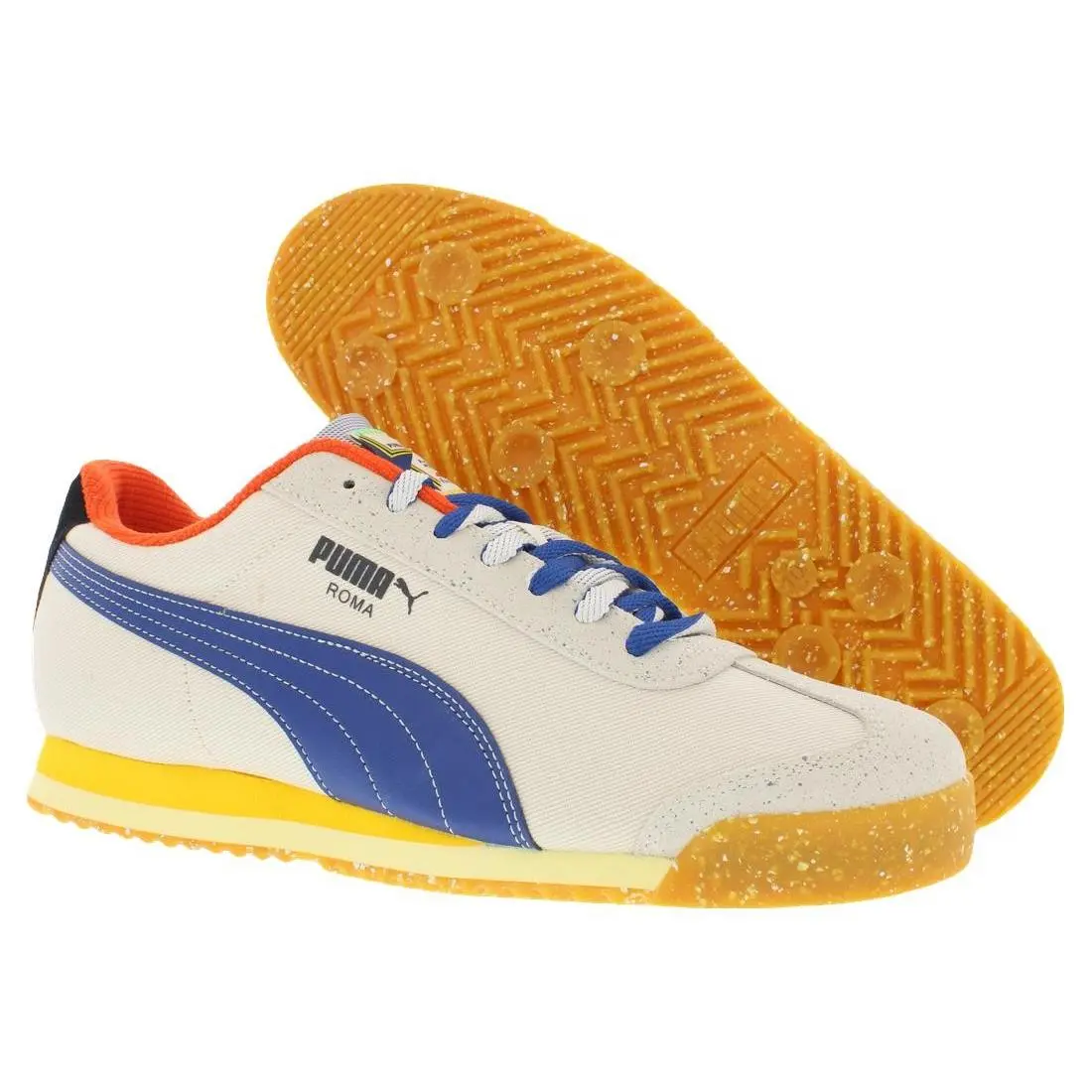 Puma Roma Podium Mens Shoes Size 11 Color: Clyde Royal/creamy Vanilla
