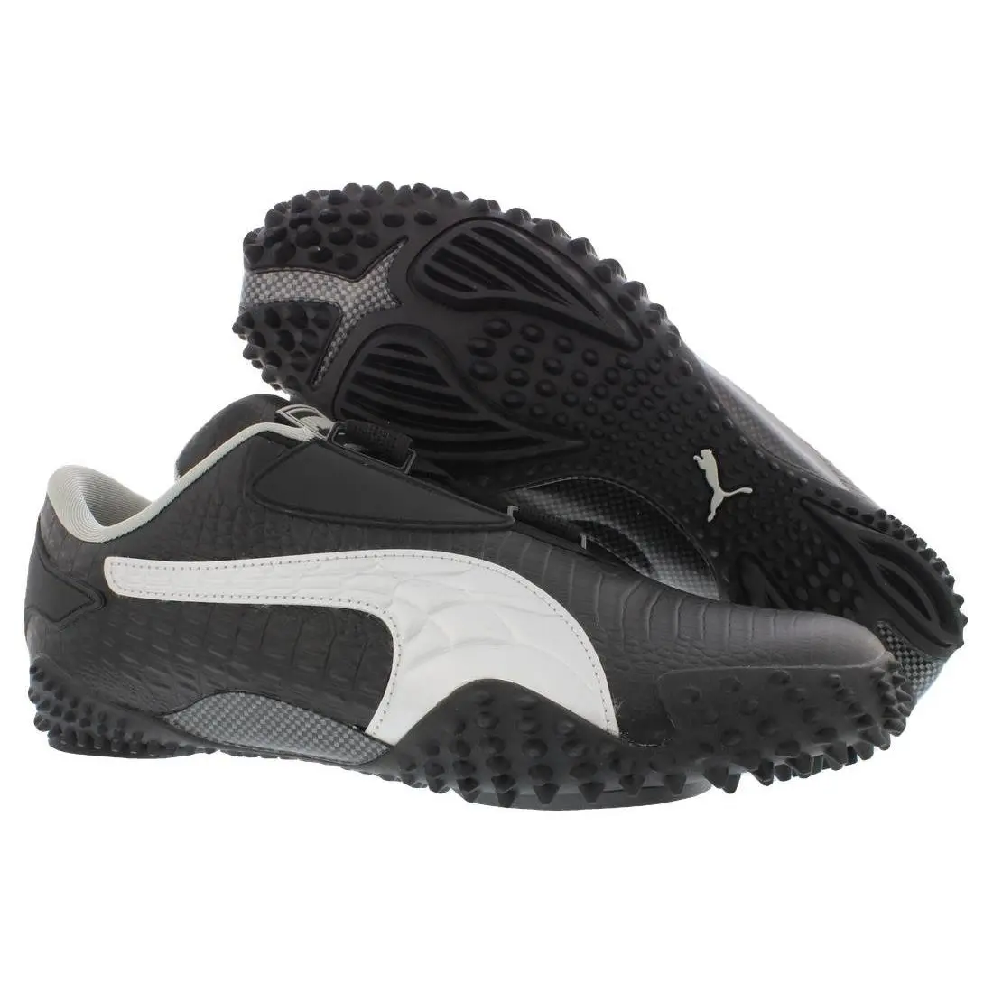 Puma Mostro Slip On Mens Shoes Size 9 Color: Black/silver