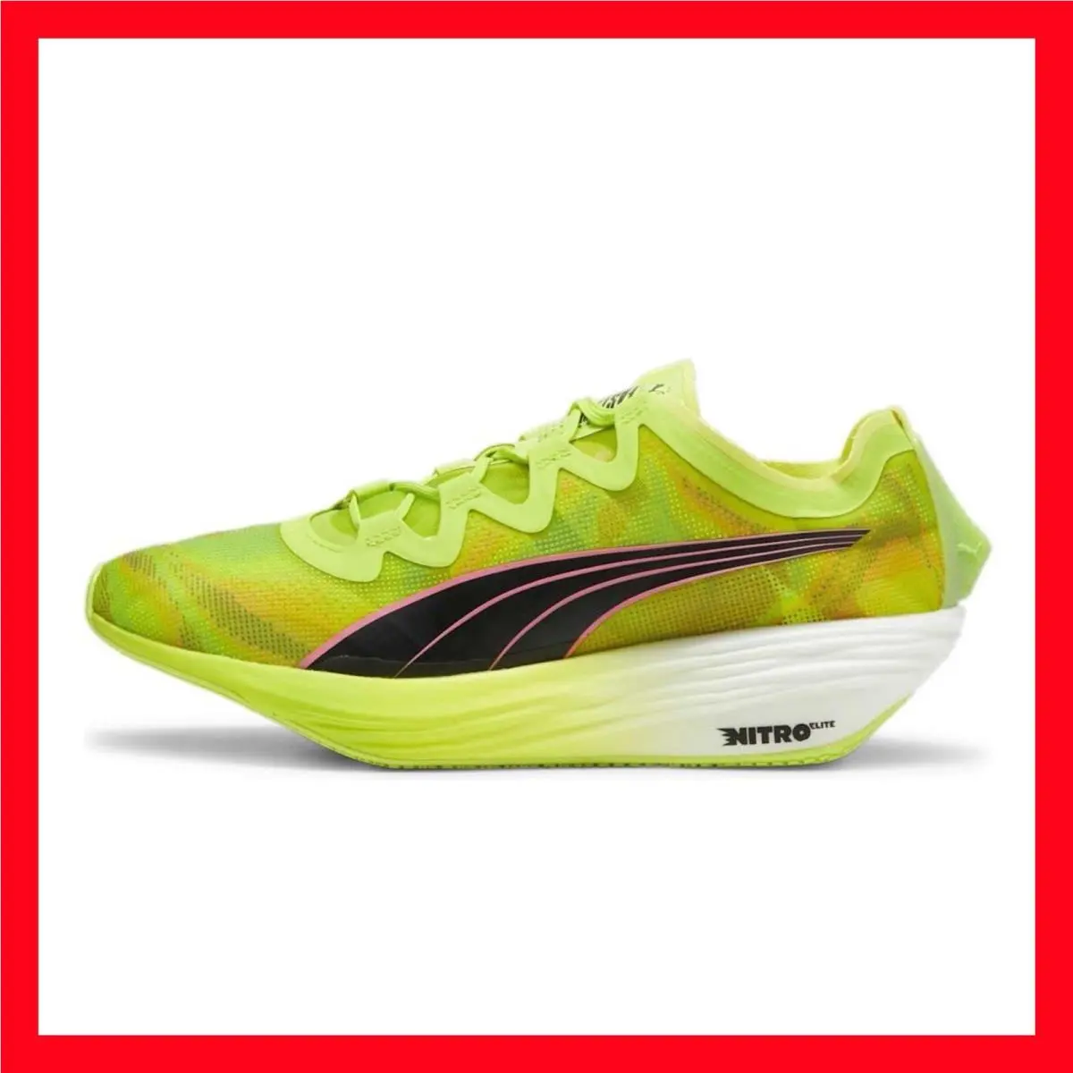 Puma Fast-fwd Nitro Elite Rush Yellow Running Shoes 380086-01 Mens Size 12