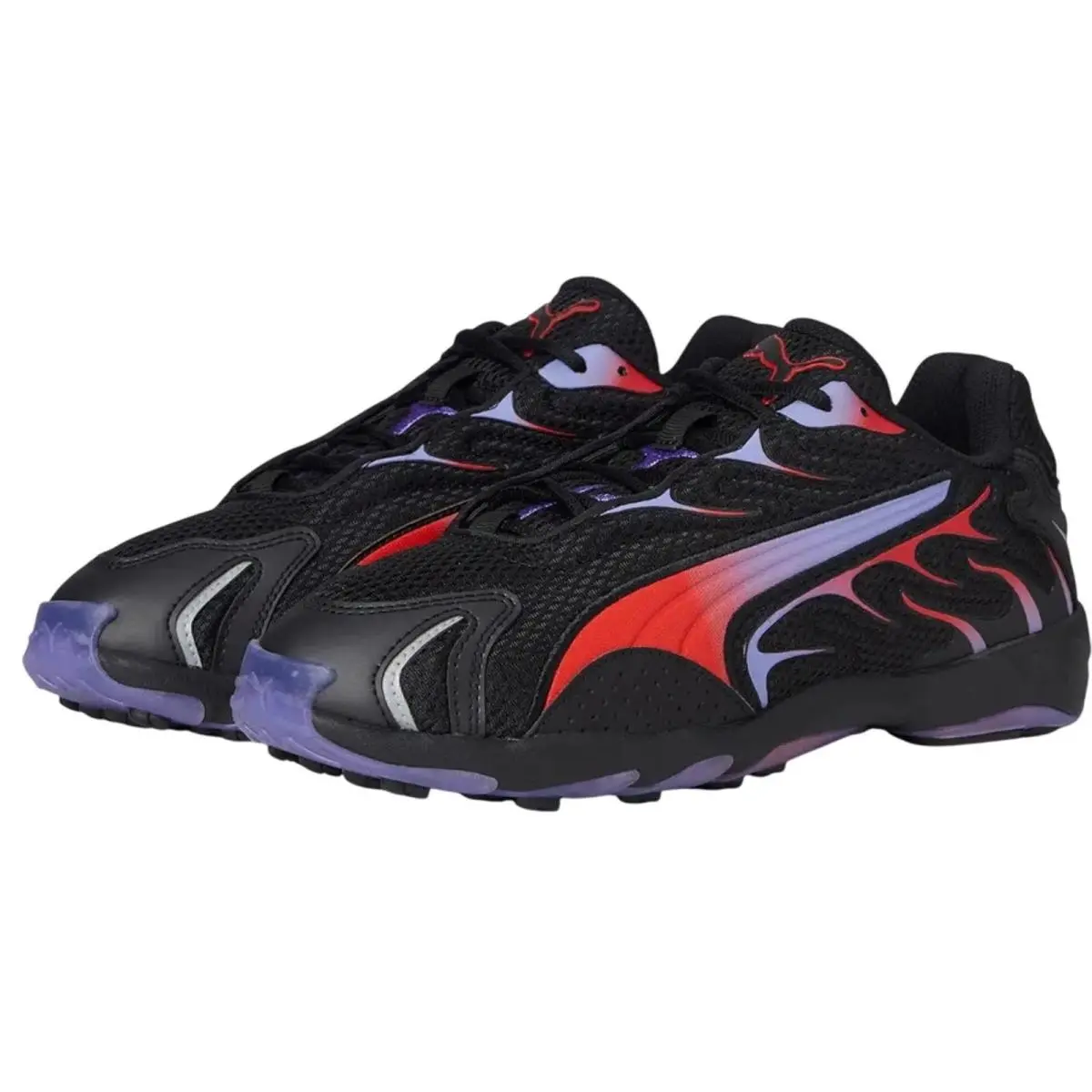 Puma Mens Inhale Athletic Shoes Size 11 EU 44.5 Black Purple Red