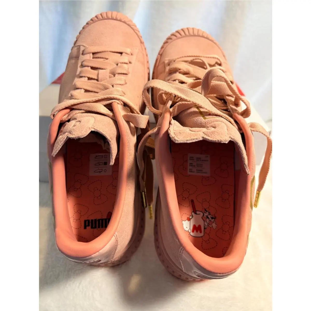 Puma shoes - 37297401 - 372974_01 - Pink/Gold 3