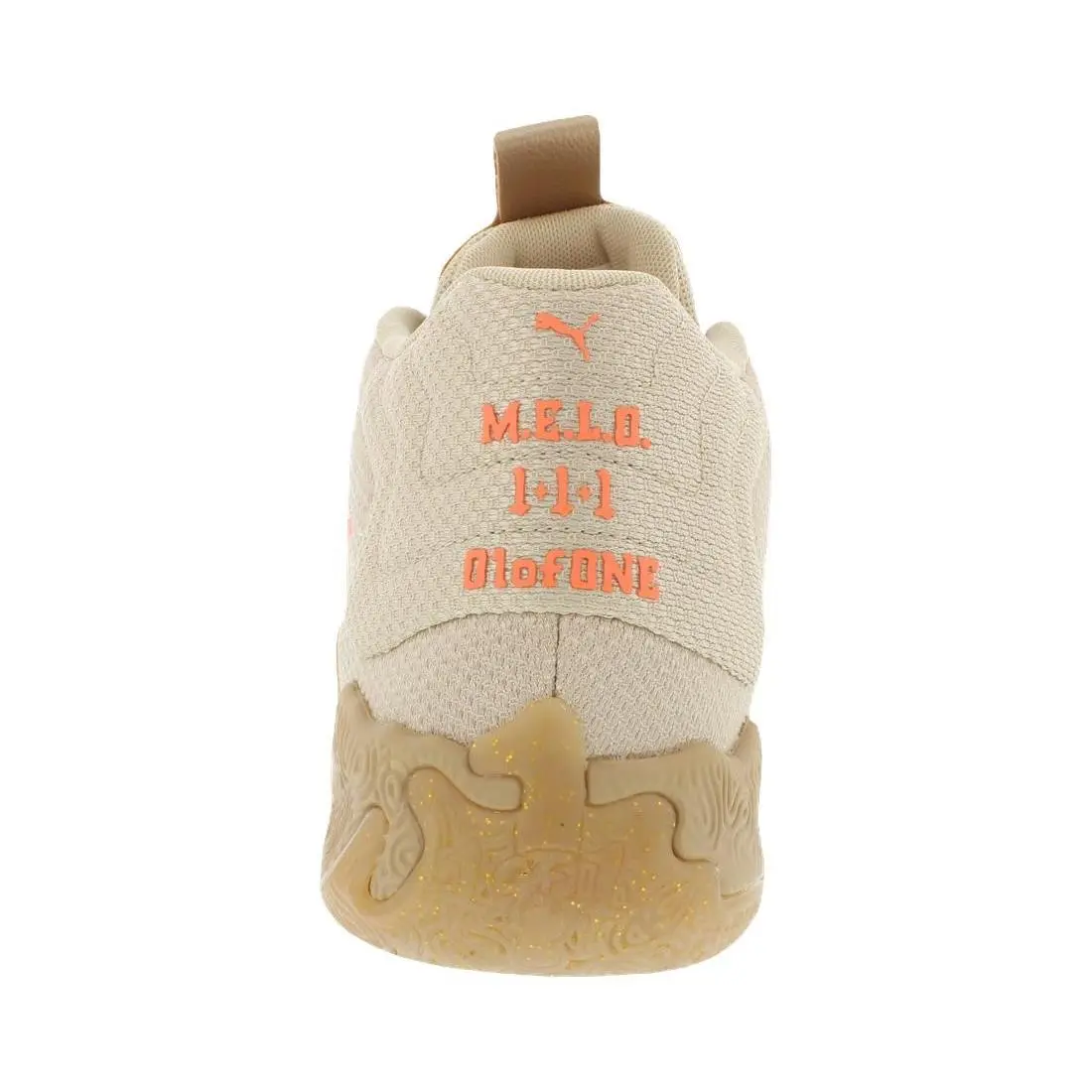 Puma shoes - Gold/Fluro Peach, Main: Brown (UPC: 196859080987) 2