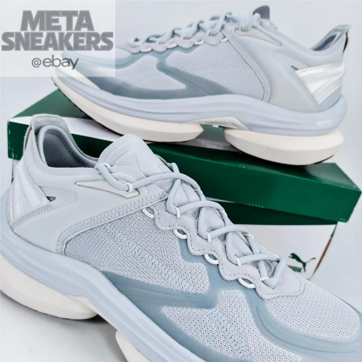 Puma shoes - PUMA Variant Nitro - Variant Nitro - 387641 02 - Platinum Grey/Nimbus Cloud 9