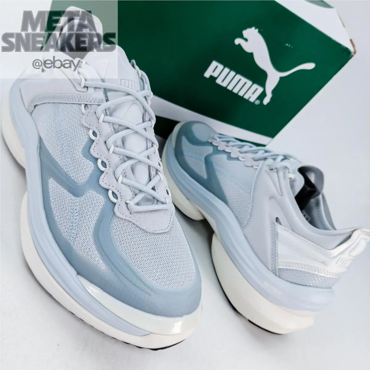 Puma shoes - PUMA Variant Nitro - Variant Nitro - 387641 02 - Platinum Grey/Nimbus Cloud 3