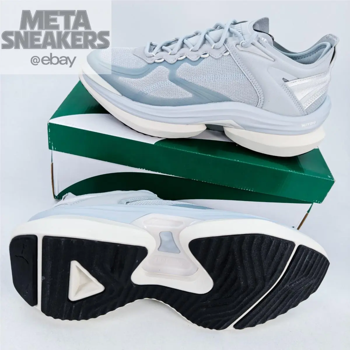 Puma shoes - PUMA Variant Nitro - Variant Nitro - 387641 02 - Platinum Grey/Nimbus Cloud 7