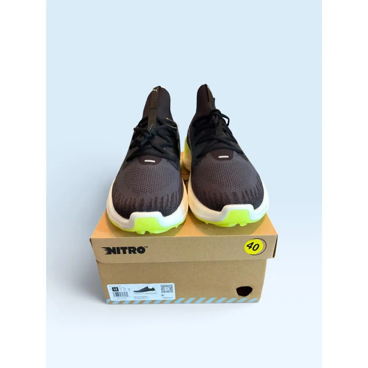 Puma Men`s Electrocat Nitro Sneaker in Black Size 12