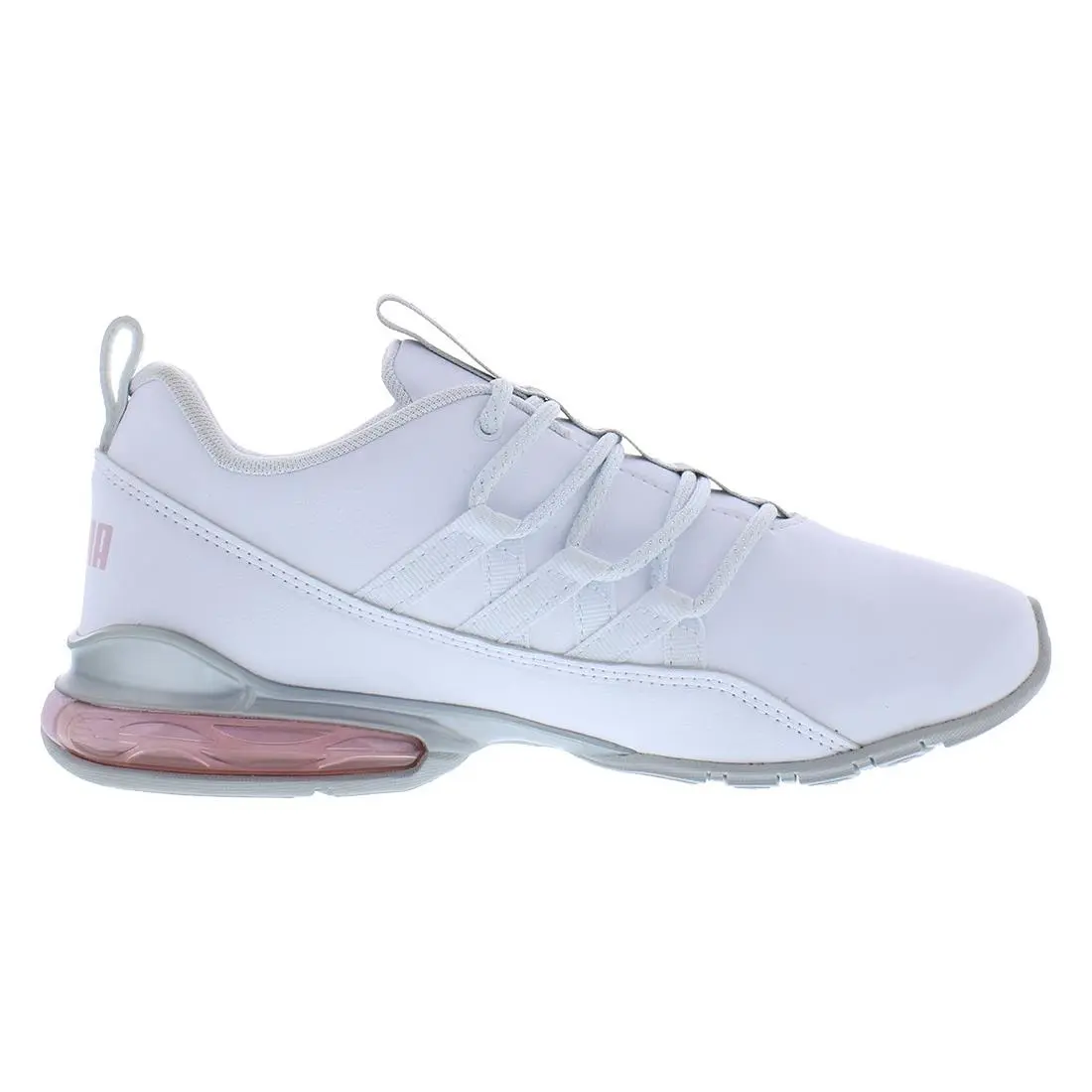 Puma shoes - White/Chalk Pink/Silver, Main: White (UPC: 195551435545) 1