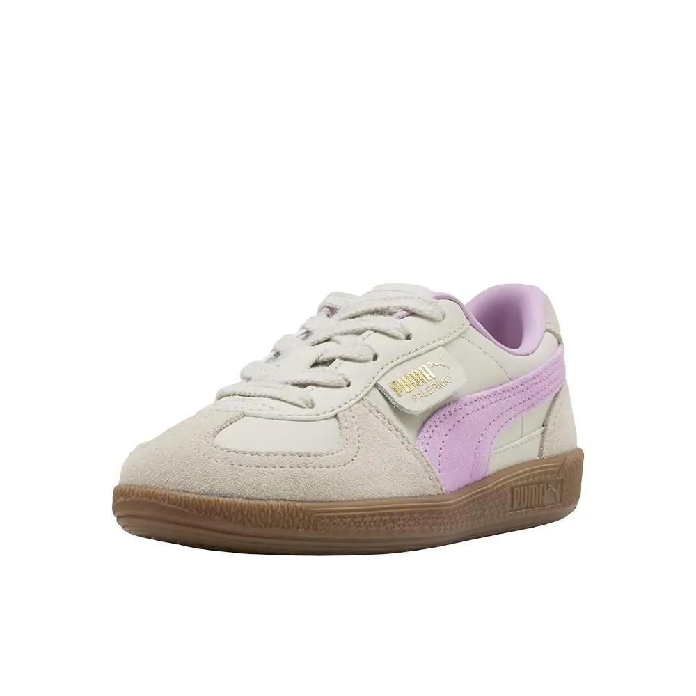 Puma shoes - PUMA Palermo Leather Lace Up  Youth - 39727615 - Beige (UPC: 199260766433) 0