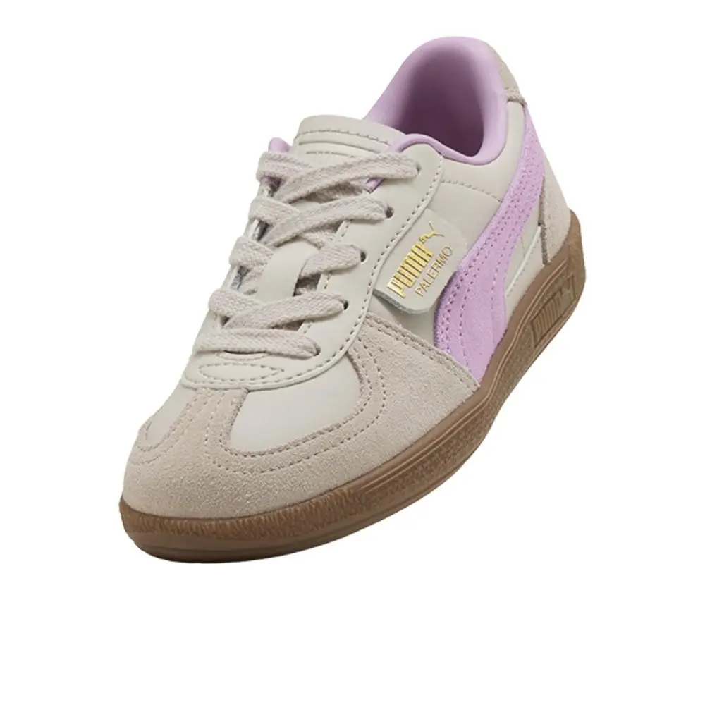 Puma shoes - PUMA Palermo Leather Lace Up  Youth - 39727615 - Beige (UPC: 199260766433) 4