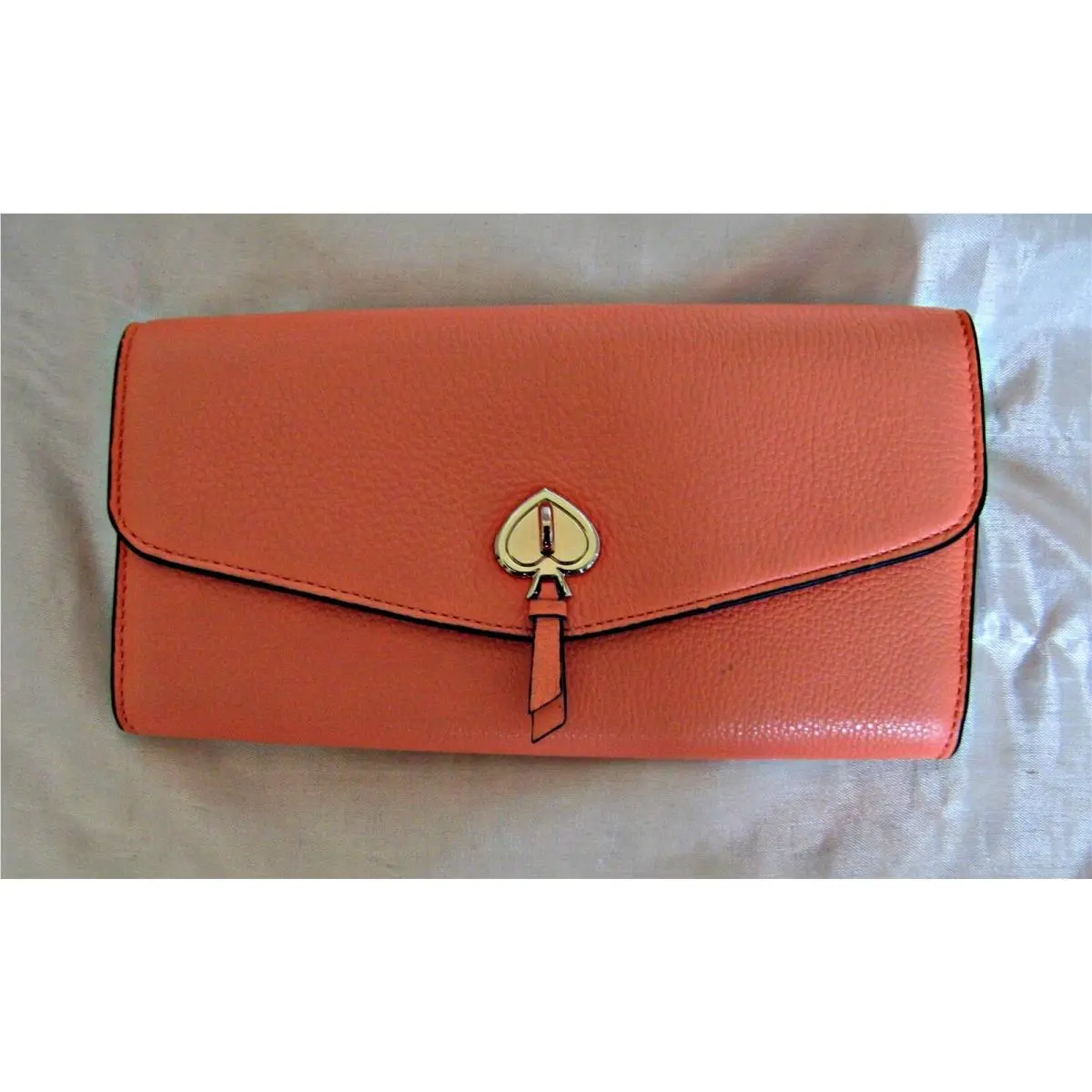 Kate Spade - Marty Large Slim Flap Wallet - Melon Ball