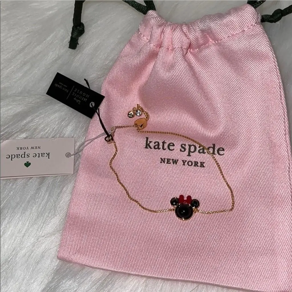 Slide Adjustable Minnie Mouse Bracelet by Kate Spade