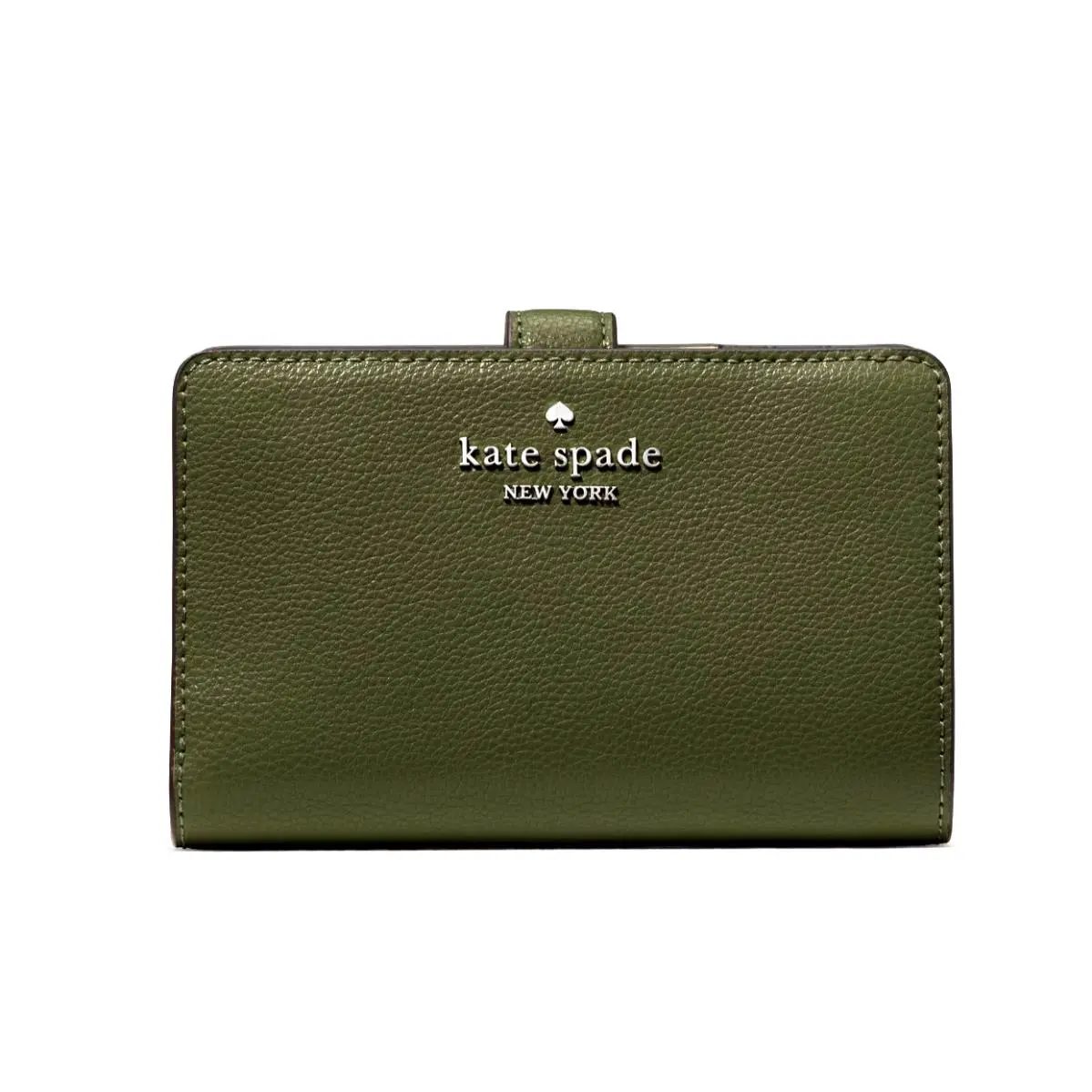 New Kate Spade Medium Compact Bifold Wallet Pebble Leather Bonsai Tree