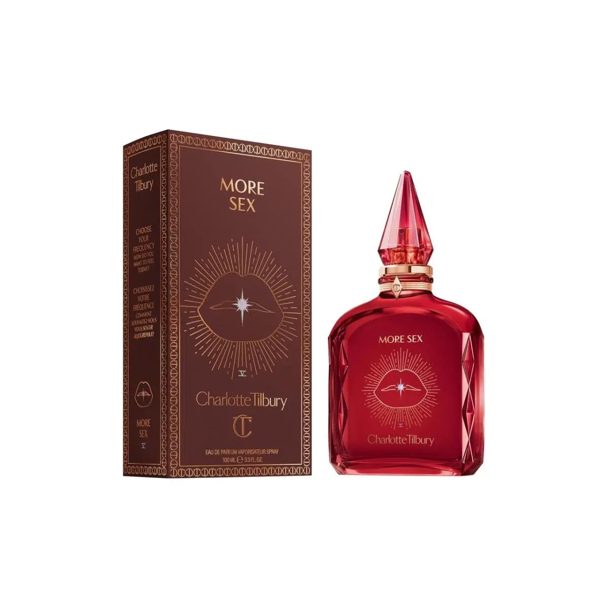 Charlotte Tilbury More Sex 3.3 oz Eau de Parfum Spray Womens Scent Perfume Gift