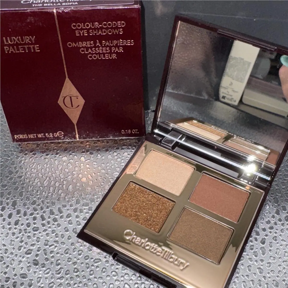 Charlotte Tilbury Luxury Palette 4 Color Eye Shadows The Bella Sofia Bronze