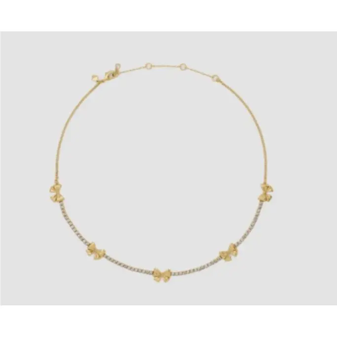 Kate Spade New York Bling and Bows Bow Tennis Necklace