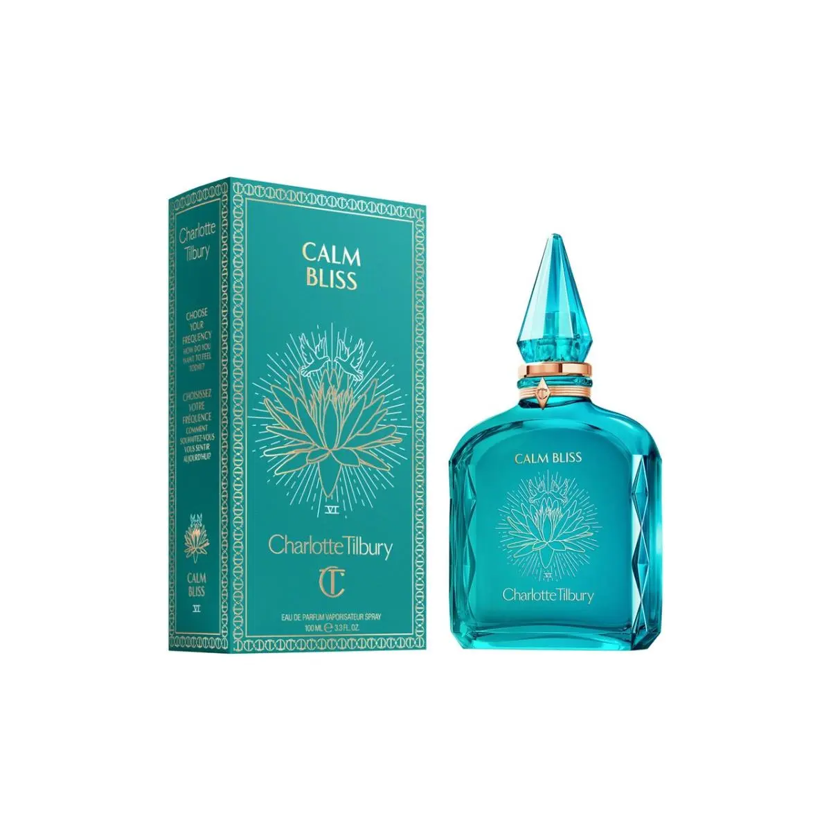 Charlotte Tilbury Calm Bliss 3.3 oz Eau de Parfum Spray Womens Perfume Gift Set