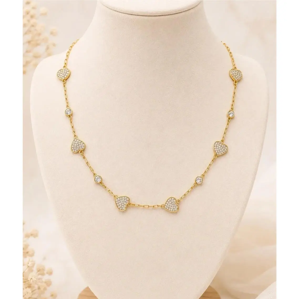 Kate Spade with All My Heart Pavé Scatter Necklace. Retail
