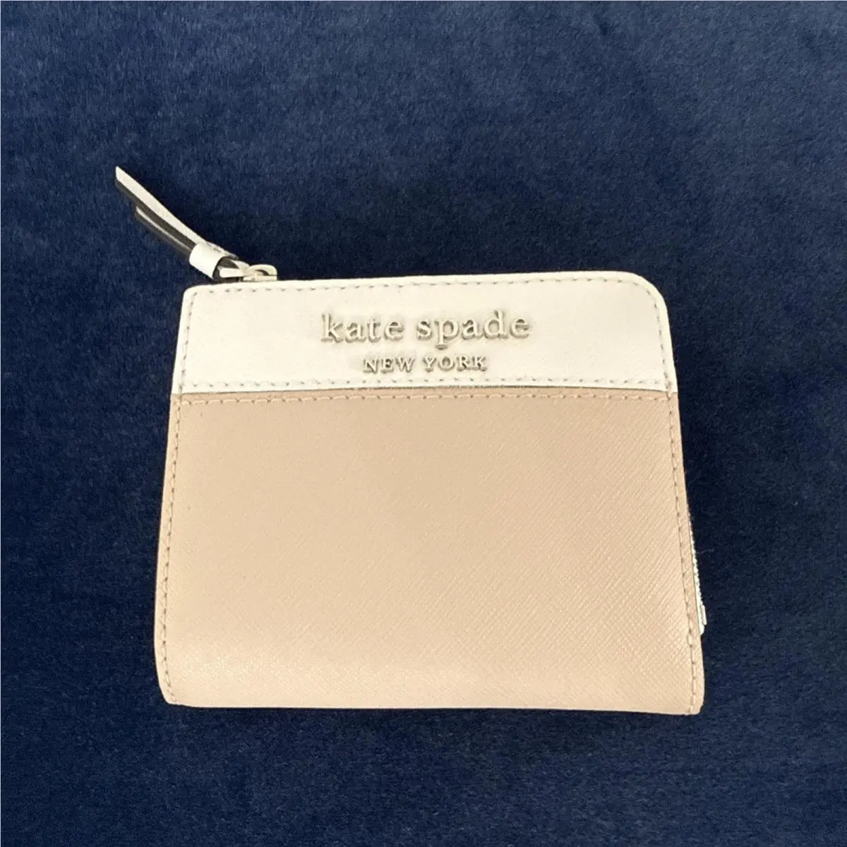 Kate Spade Cameron Small -zip Bifold Wallet Beige