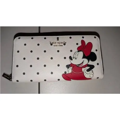 Kate Spade Disney X Minnie Mouse Zip Around Continental Wallet