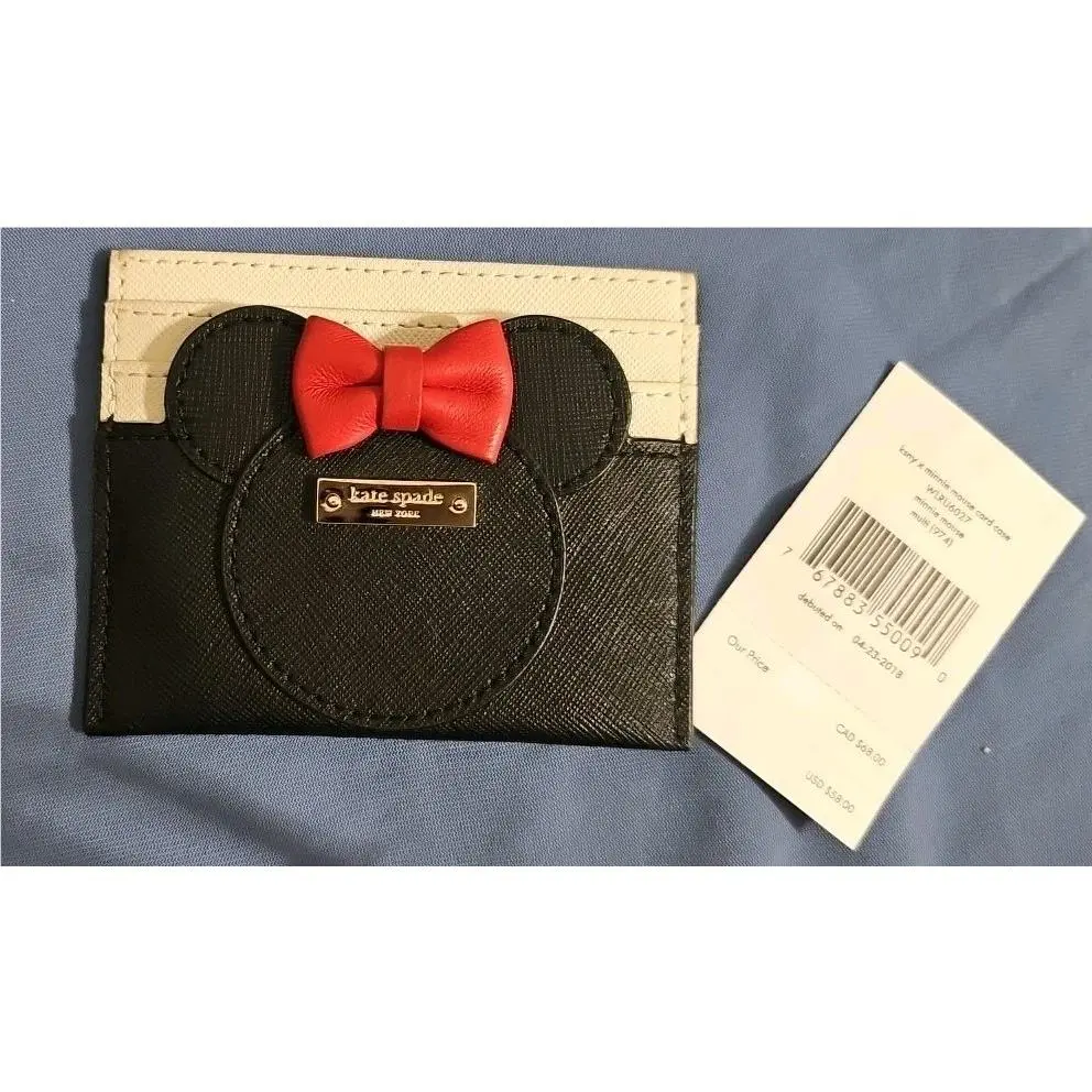 Kate Spade Limited Edition Minnie Mouse Card Case wlru6027